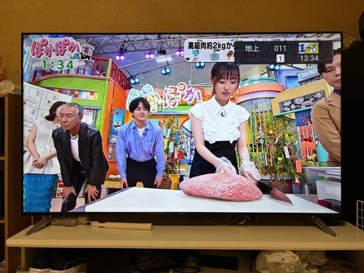 TCL65型4K 2024年8月22日購入    外付けHDD付き