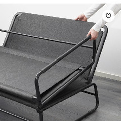 IKEAの3人掛ソファーベッドの画像