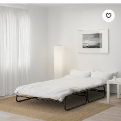 IKEAの3人掛ソファーベッドの画像