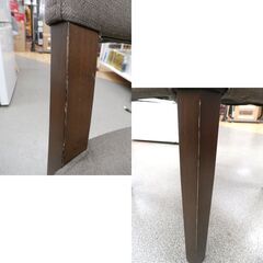 ニトリ ダイニングチェア ブラウン系 幅46㎝×奥行53㎝×高さ86㎝ 食卓椅子 イス 西岡店の画像