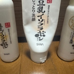 SANA 豆乳イソフラボン　3点セット　乳液　化粧水　洗顔　なめらか本舗の画像
