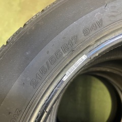 無料タイヤ　215/55R17の画像