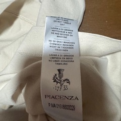 PIACENZA ピアチェンツァ　Tシャツ　半袖　コットン100%の画像