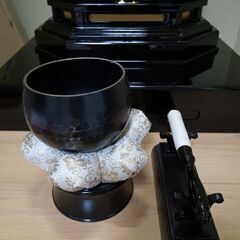 【引取日限定】美品★コンパクト仏壇&おりん　創価学会の画像