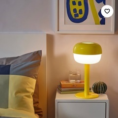 BLÅSVERK ブロースヴェルク テーブルランプ, イエロー, 36 cmの画像