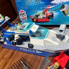 値下げLEGO★polisBOAT船の画像