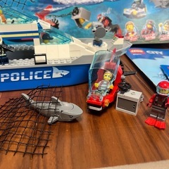 値下げLEGO★polisBOAT船の画像