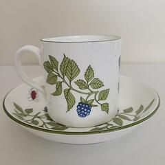 【 Crown Staffordshire】 Hampton ティカップ&ソーサーの画像