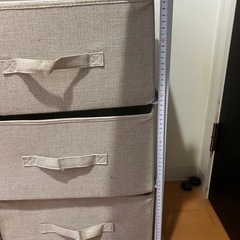 【7月25日まで】解体済　ファブリックボックス収納 譲りますの画像