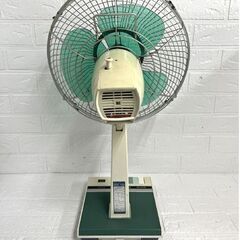 動作確認済み 昭和レトロ サンヨー 扇風機 EF-6DA 3枚羽根 グリーン SANYO アンティーク ☆ 札幌市 白石店 の画像