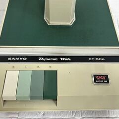 動作確認済み 昭和レトロ サンヨー 扇風機 EF-6DA 3枚羽根 グリーン SANYO アンティーク ☆ 札幌市 白石店 の画像