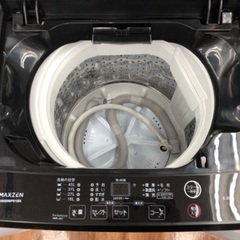 maxzen 5.0kg 全自動洗濯機 JW50WP01BK 2024年製の画像