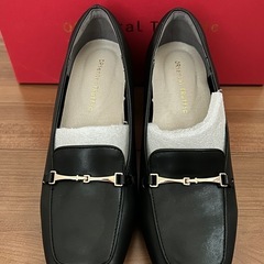 【新品未使用】Oriental Traffic ビット付きローファー ブラック 22.5 美品の画像