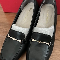 【新品未使用】Oriental Traffic ビット付きローファー ブラック 22.5 美品の画像