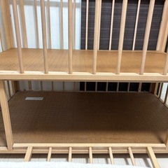 【終了しました】木製ベビーベッドの画像