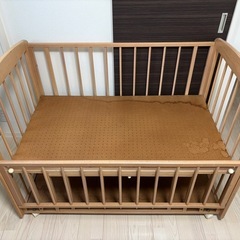 【終了しました】木製ベビーベッドの画像