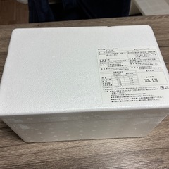 発泡スチロールの箱の画像