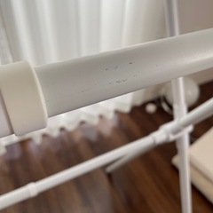 お引取予定有り【値下げ】ニトリ(NITORI) X型 物干し HW01X ホワイト 8500923の画像