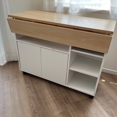 カウンターテーブル＊テーブル＊キッチンカウンター＊キッチンボード＊カウンター＊収納＊机＊伸縮の画像