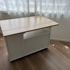 カウンターテーブル＊テーブル＊キッチンカウンター＊キッチンボード＊カウンター＊収納＊机＊伸縮の画像