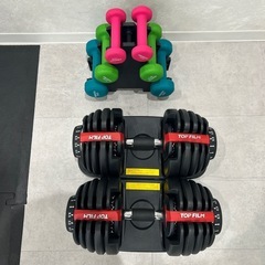 【大阪市北区】タフスタッフCPR-265、ダンベル、プレート、鏡などの画像