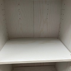 2507-175 カラーボックス ホワイト キズ汚れ有りの画像