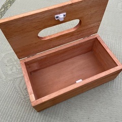 🌳木製ティッシュケース🌳の画像