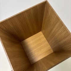 木製ゴミ箱 高さ26.5cm mw0461　の画像