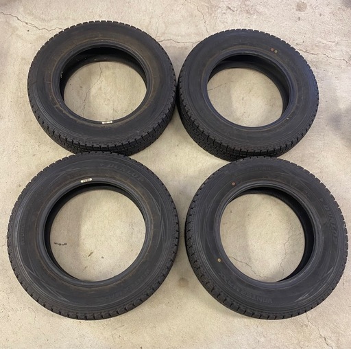◎ スタッドレスタイヤ4本セットDUNLOP ダンロップ155/80R14 14