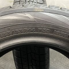 YOKOHAMA ice GUARD iG70 155/65R14 14インチ スタッドレス 2本 22年製 バリ溝 フレアワゴン MRワゴン デイズ等　(KTI441)クレジットカード QRコード決済可能の画像