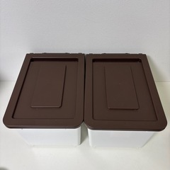 ニトリ Nフラッテ ハーフサイズ　収納ケース 2個 mw0462の画像
