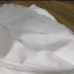 ダブルガーゼ　生地　オフホワイト　2m　ハンドメイドの画像