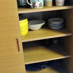 無印良品の食器棚の画像