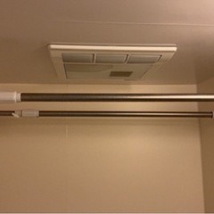 浴室用突っ張り棒2本セットですの画像