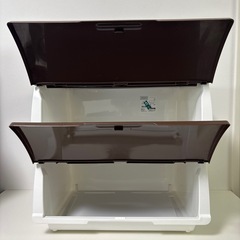 ニトリ Nフラッテ 収納ケース レギュラーサイズ 2個　mw0463の画像