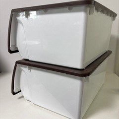 ニトリ Nフラッテ 収納ケース レギュラーサイズ 2個　mw0463の画像