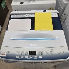 J8511 値下げしました！【リユースのサカイ柏店】 Haier ハイアール JW-U55LK(AK) 2024年製 全自動 5.5kg　動作確認、クリーニング済みの画像
