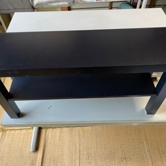【美品】IKEA 黒テレビボードの画像