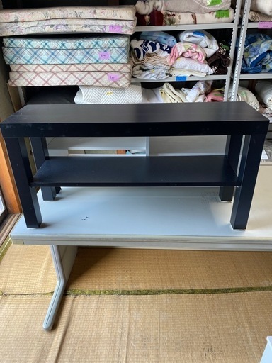 【新古品・送料込み】IKEAテレビボード 美品】IKEA 黒テレビボード (えみ) 本八戸の収納家具《テレビ台