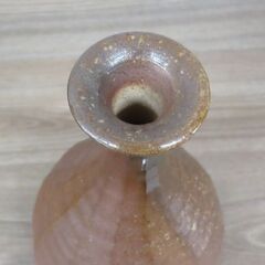 陶芸品 細身の花瓶 ★面取りデザイン★ 和モダンの画像