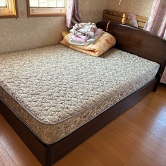 大阪市内限定セミダブルベッド使用3ヶ月