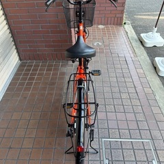 26インチ　LEDダイナモライト付き　オレンジ色の画像