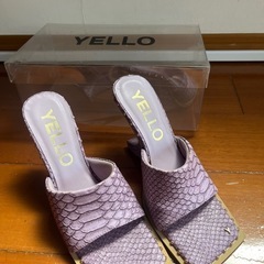 完売品 yello ドラゴンスキンサンダル BABY-D Lサイズ パープル