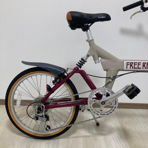 美品 TSUNODA ツノダ 折りたたみ自転車 YL4H006344 中古美品☆TSUNODA ツノダ折りたたみ自転車 YL4H006344