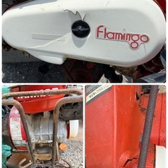 ヤンマー　一輪管理機　PST６０フラミンゴ　GA160 最大5.8馬力　正転逆転付　土寄せ　歩行型　農機具　移動輪付の画像