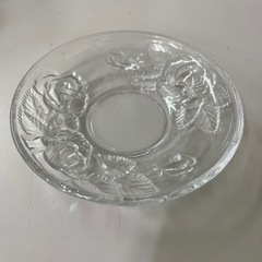 ガラス箸置き　ガラス皿の画像