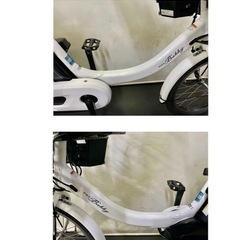 1年保証 送料無料　ヤマハ　パスバビーアン　20インチ　白色　電動アシスト自転車　g710の画像