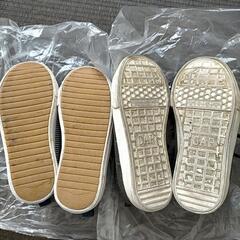 GAP  シューズ  18cm   H＆M  シューズ  17.5cm  2足セットの画像
