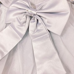 子どもドレス 120cmプリンセス風チュールドレス ブルー 小物付きの画像