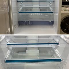 地域限定送料無料　美品【 MITSUBISHI 】三菱電機 451L 5ドア 冷凍冷蔵庫 全室独立おまかせA.I. 氷点下ストッカーD A.I. 自動製氷機  MR-MB45HLの画像